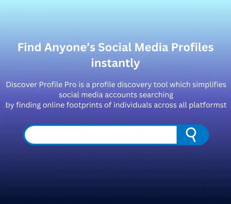 find social media profiles by username search, email, and phone number